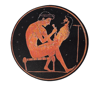 Oldest Depicted Wood Carver Was a Greek